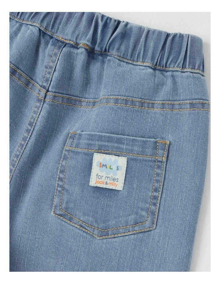 Bertie Denim Barrel Leg Jean in Blue image 4