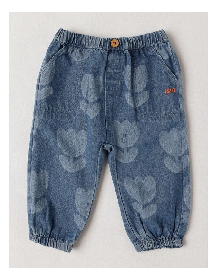 Wren Tulip Knit Denim in Jean image 1