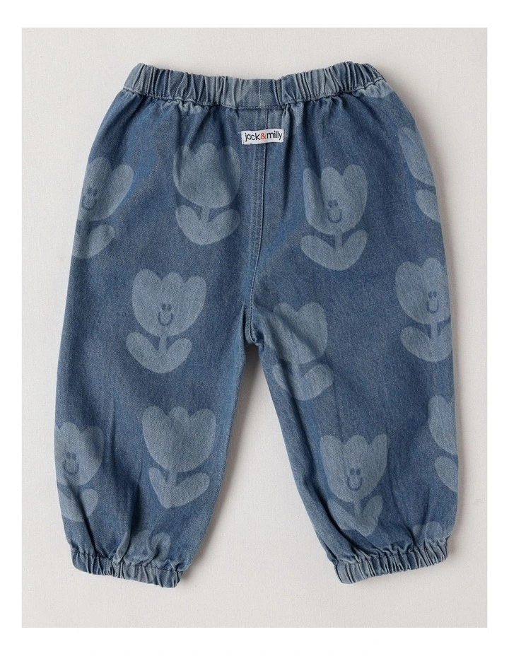 Wren Tulip Knit Denim in Jean image 3