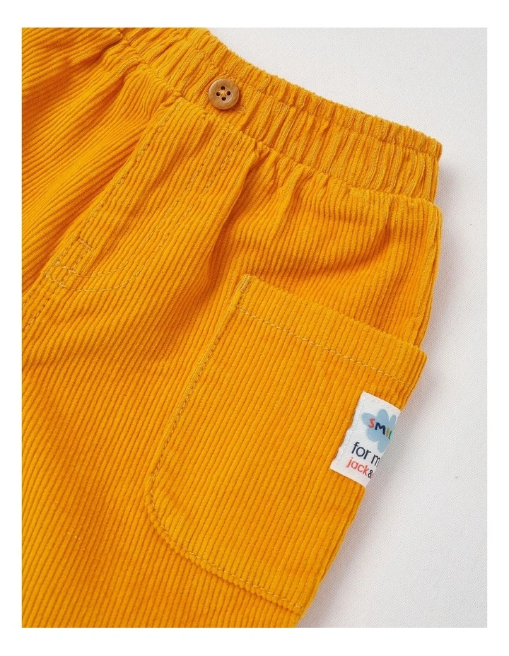 Cam Cord Pant in Mustard image 2