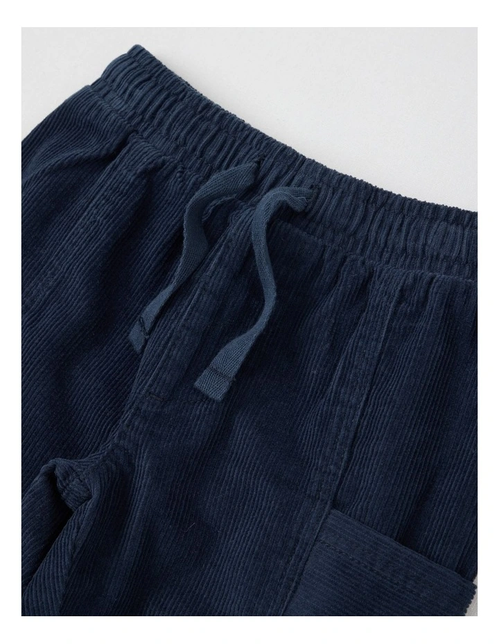 Bruce Baggy Cord Pant in Navy image 2