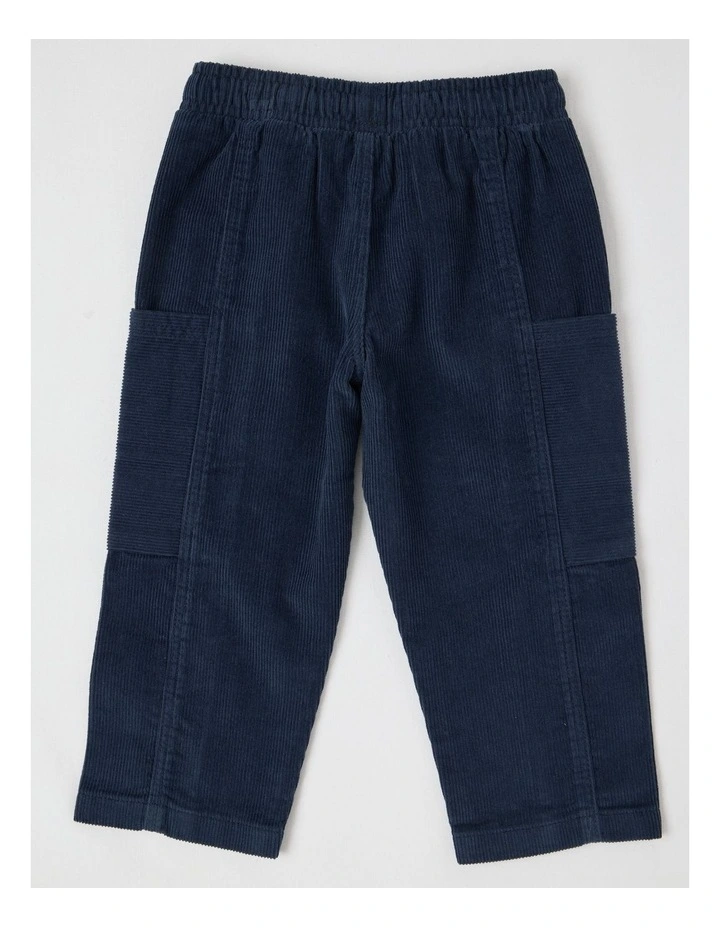 Bruce Baggy Cord Pant in Navy image 3
