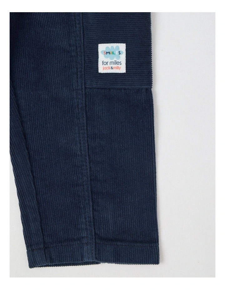 Bruce Baggy Cord Pant in Navy image 4