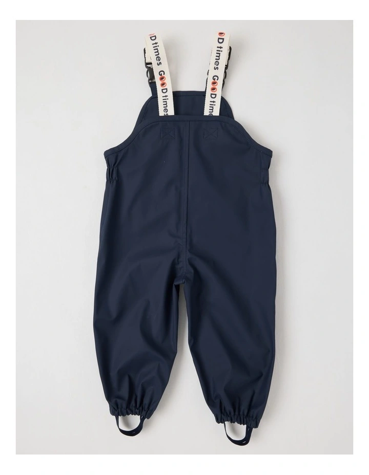 Buddy Rainsuit Overall in Navy image 3