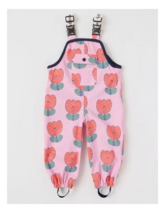 'Banjo' Waterproof Overall In Pink