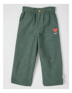 Poppy Paperbag Waist Pants in Green