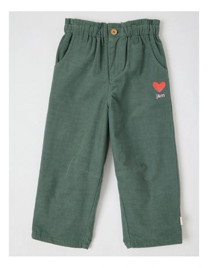 Poppy Paperbag Waist Pants in Green image 1