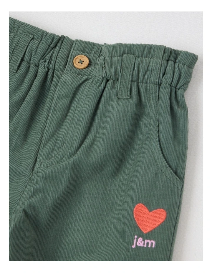 Poppy Paperbag Waist Pants in Green image 2