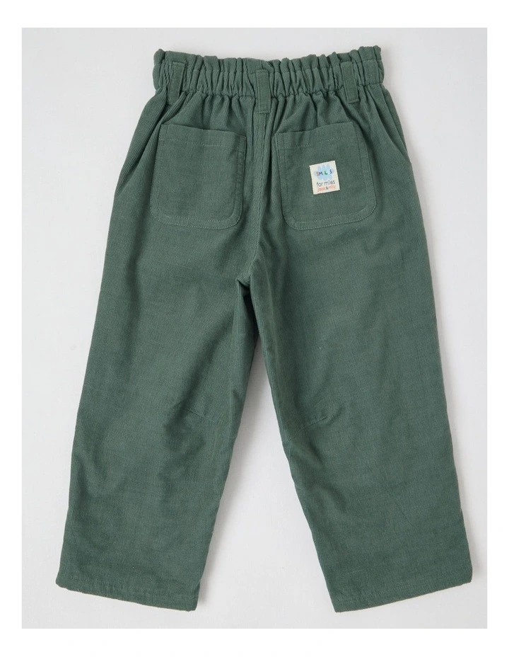 Poppy Paperbag Waist Pants in Green image 3