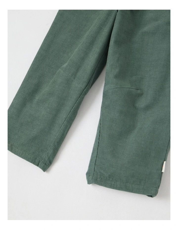Poppy Paperbag Waist Pants in Green image 4