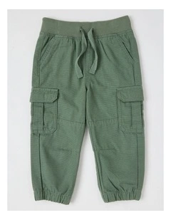 Ben Cuffed Cargo Pant in Olive