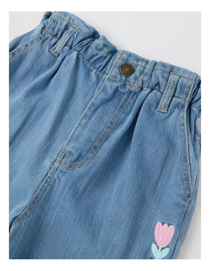 Sienna Wide Leg Pant in Denim image 2