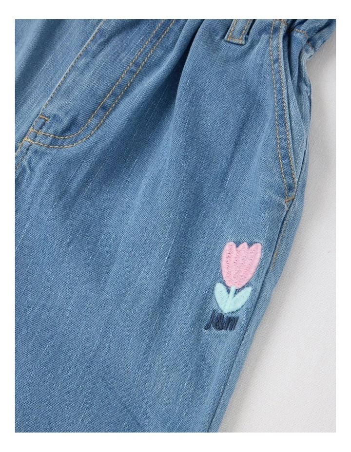 Sienna Wide Leg Pant in Denim image 3