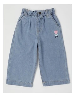 Sienna Wide Leg Pant in Denim