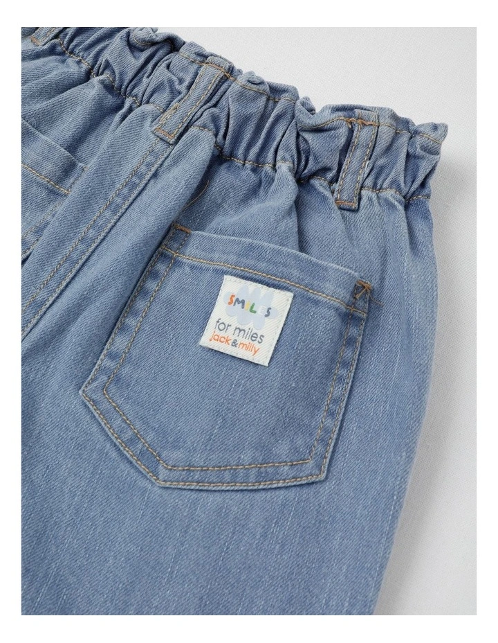 Sienna Wide Leg Pant in Denim image 4