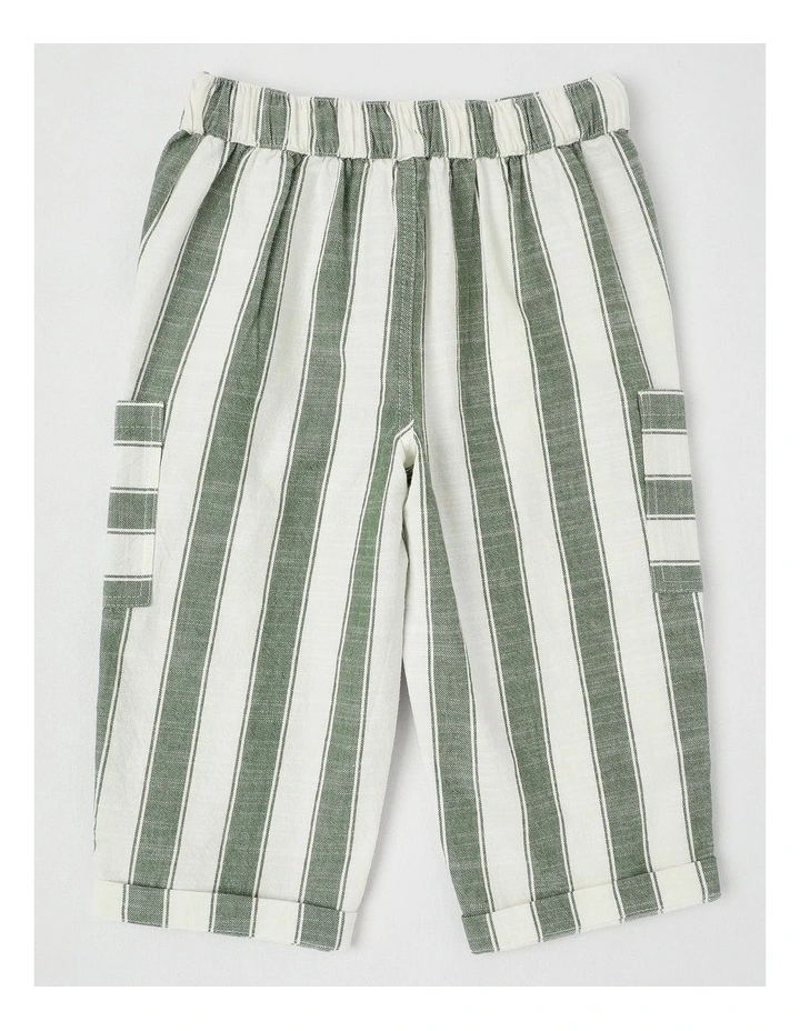 Rex Yarn Dyed Stripe Pant in Sage image 3