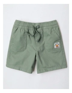 Paddy Denim Carpenter Short in Green