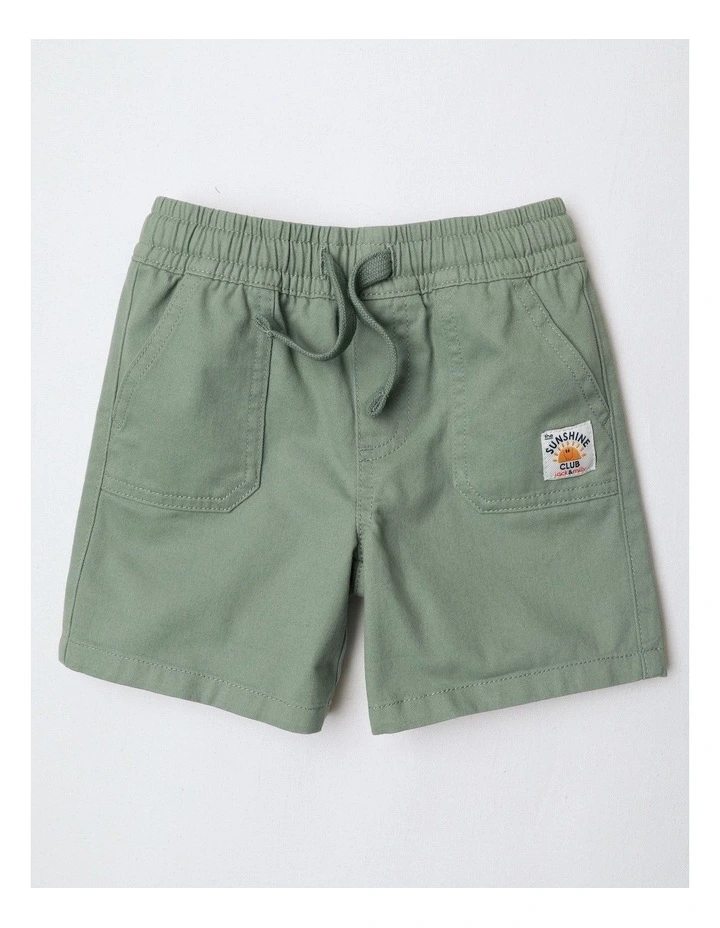 Paddy Denim Carpenter Short in Green image 1