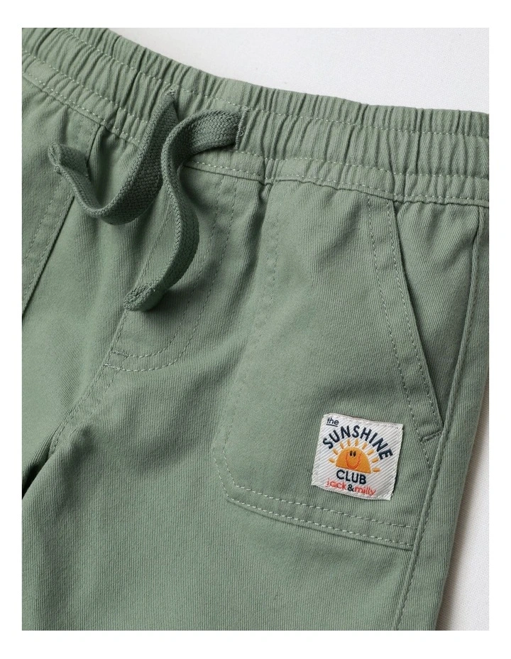 Paddy Denim Carpenter Short in Green image 2