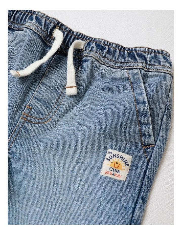 Lochie Denim Jorts in Denim image 2