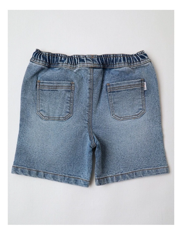 Lochie Denim Jorts in Denim image 3