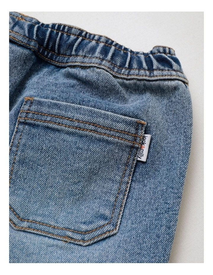 Lochie Denim Jorts in Denim image 4