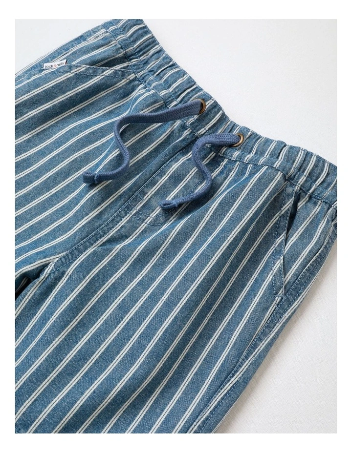 Harry Yarn Dyed Denim Short in Blue image 2