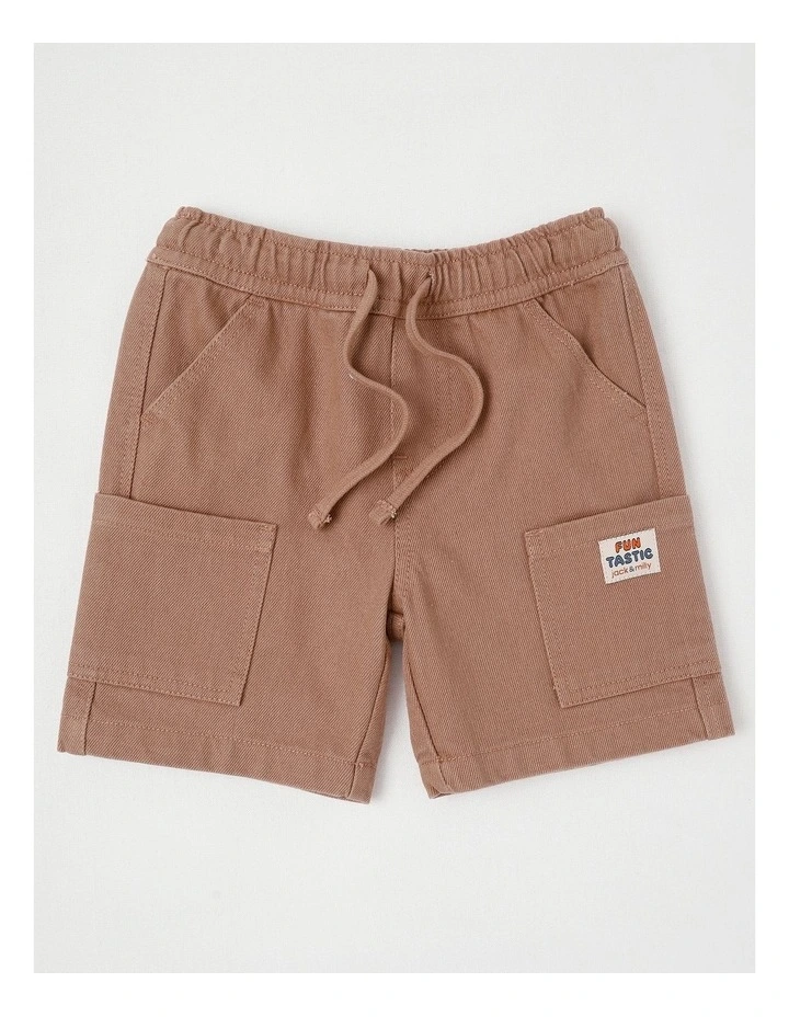 Phil Short with Side Pockets in Brown image 1