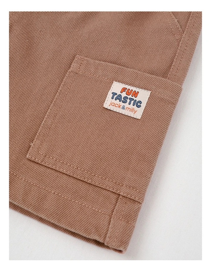 Phil Short with Side Pockets in Brown image 4