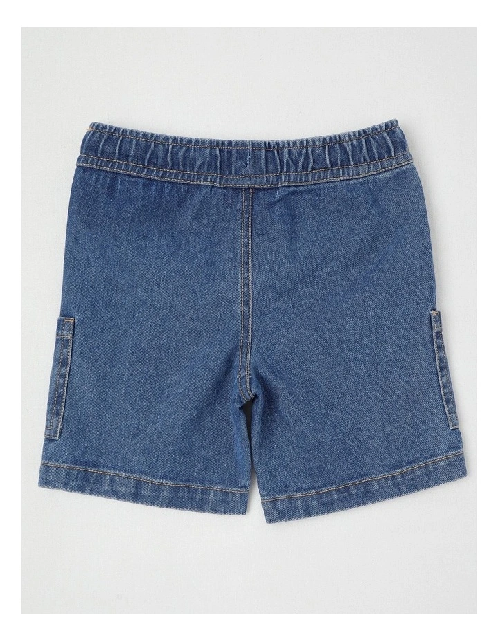 Phil Short with Side Pockets in Denim image 3