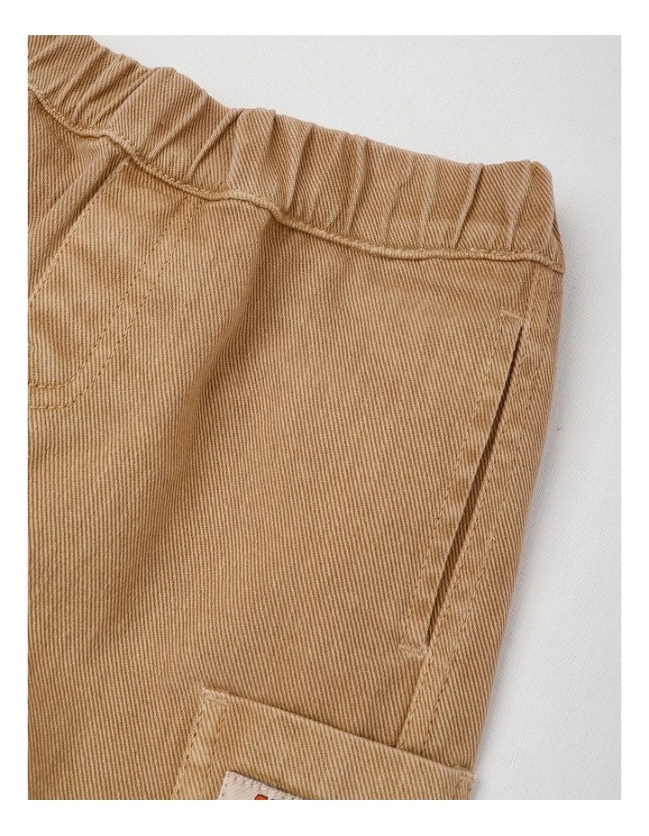 Percy Cargo Shorts in Tan image 2