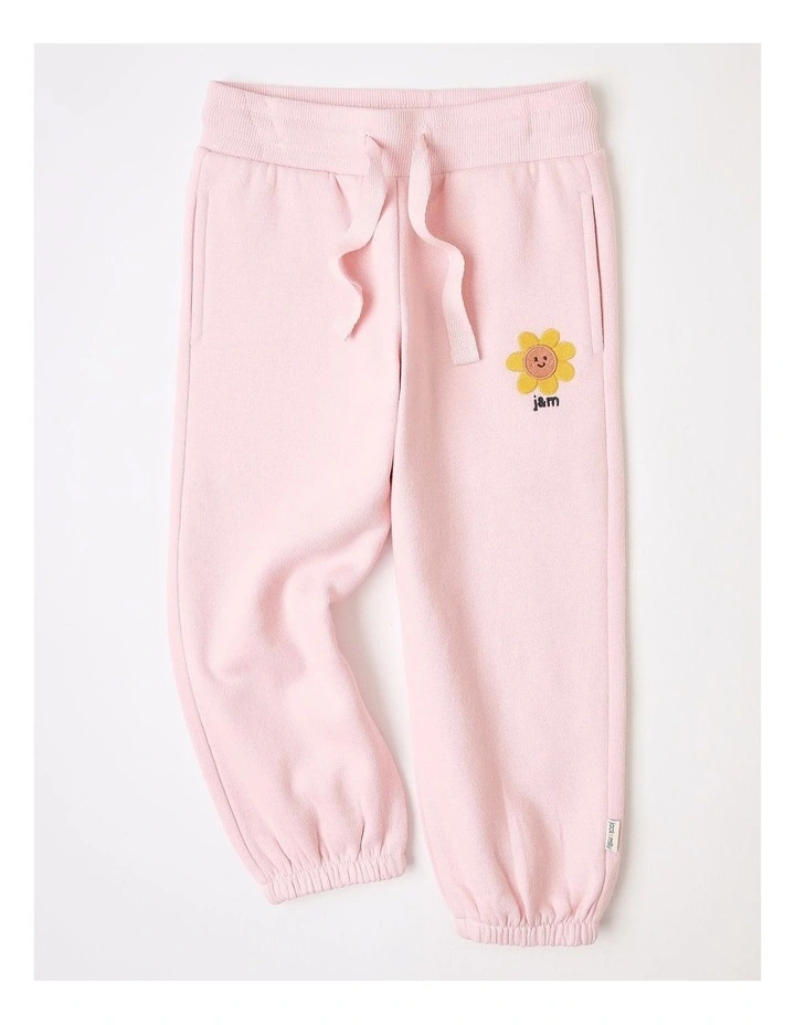 Willow Essential Sunflower Track Pant in Pink image 1