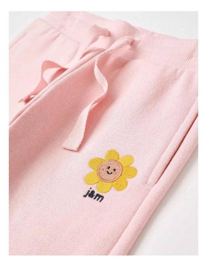 Willow Essential Sunflower Track Pant in Pink image 2