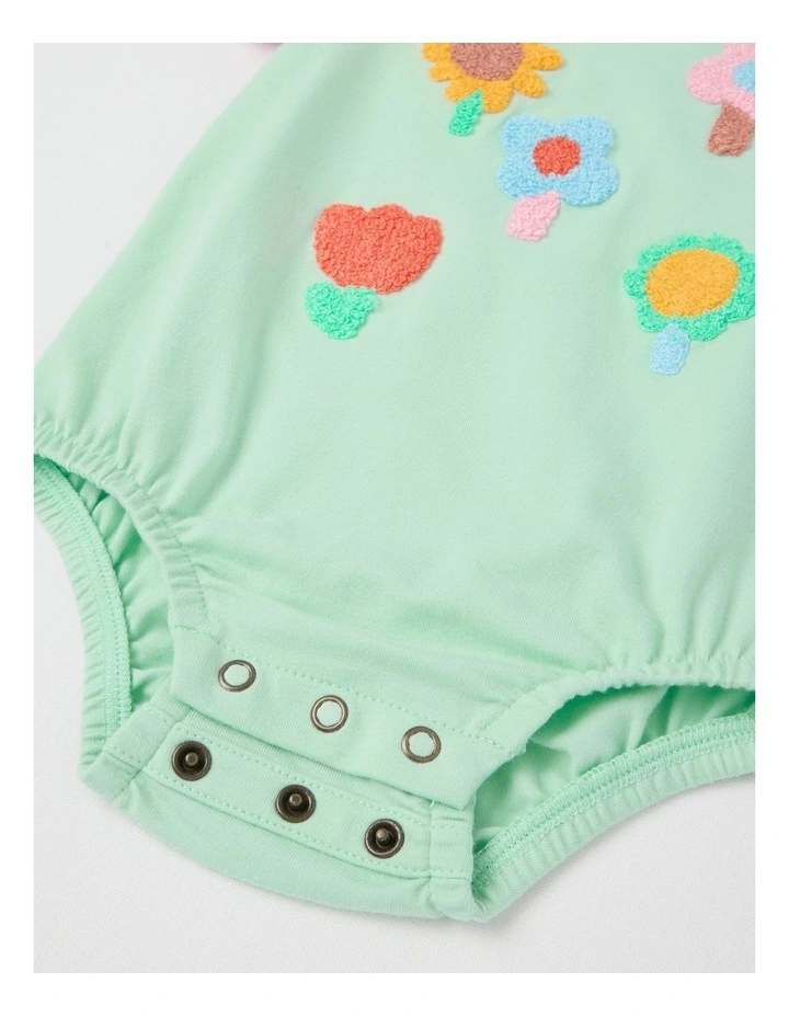 Reggie Colourblocked Bodysuit in Sage image 4