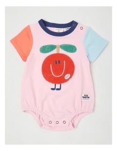 Reggie Colourblocked Bodysuit in Pink