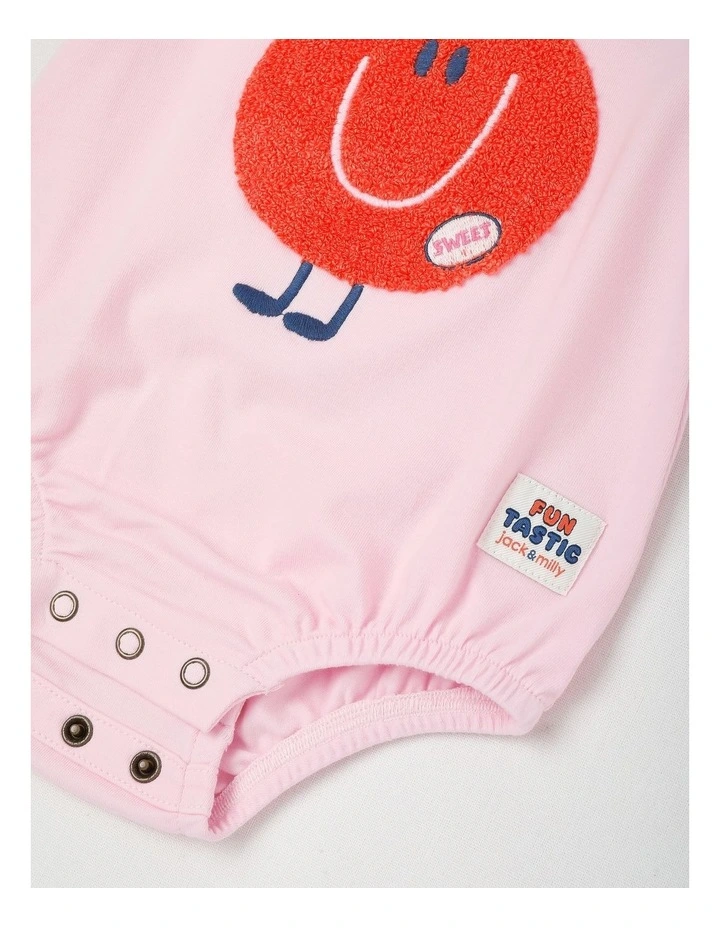Reggie Colourblocked Bodysuit in Pink image 4