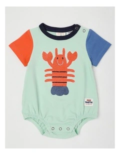 Reggie Colourblocked Bodysuit in Green