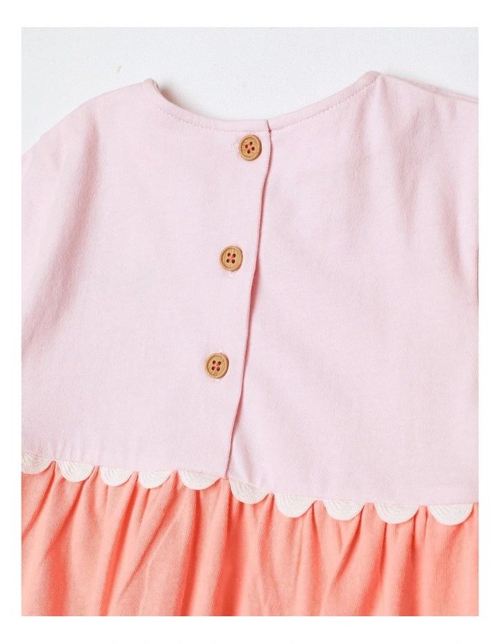 Lulu Jersey and Tiered Dress with Ric Rac Trim image 5