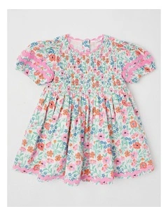Amelia Paper Touch Dress in Ditzy Floral Print