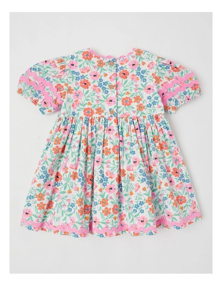 Amelia Paper Touch Dress in Ditzy Floral Print image 3