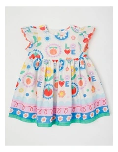 Dolly Woven Dress in White