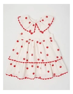 Clover Tiered Dress in Cream