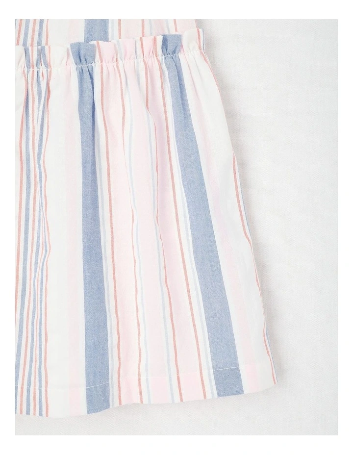 Kelly Smocked Dress In Assorted Stripe image 4