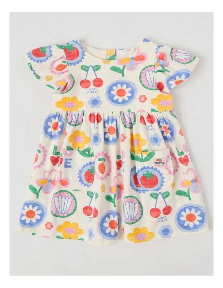 Marnie Kinder Dress in White image 1