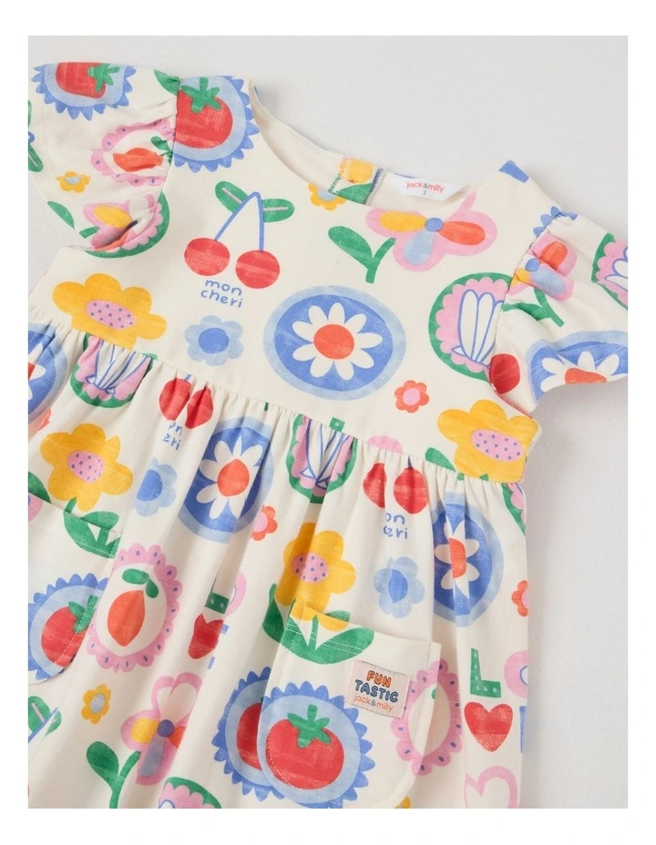 Marnie Kinder Dress in White image 2