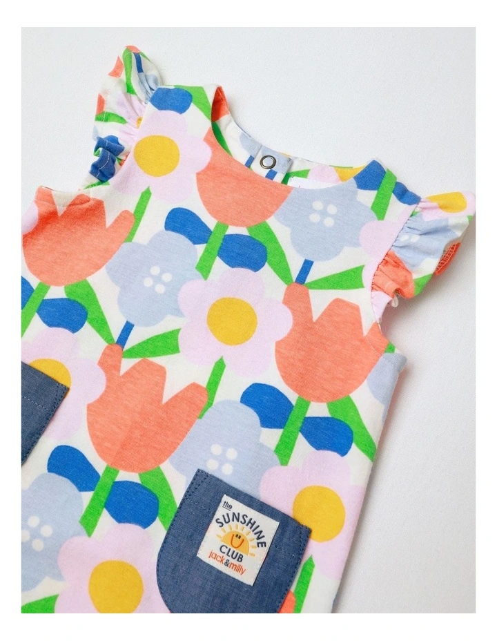 Marlow Knit Romper in Multi image 2