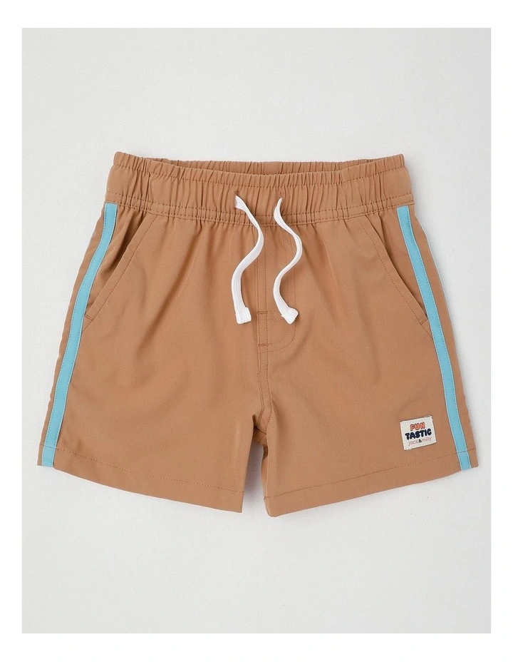 Kai Rashvest and Boardshort Set with Under The Sea Print in Green image 5