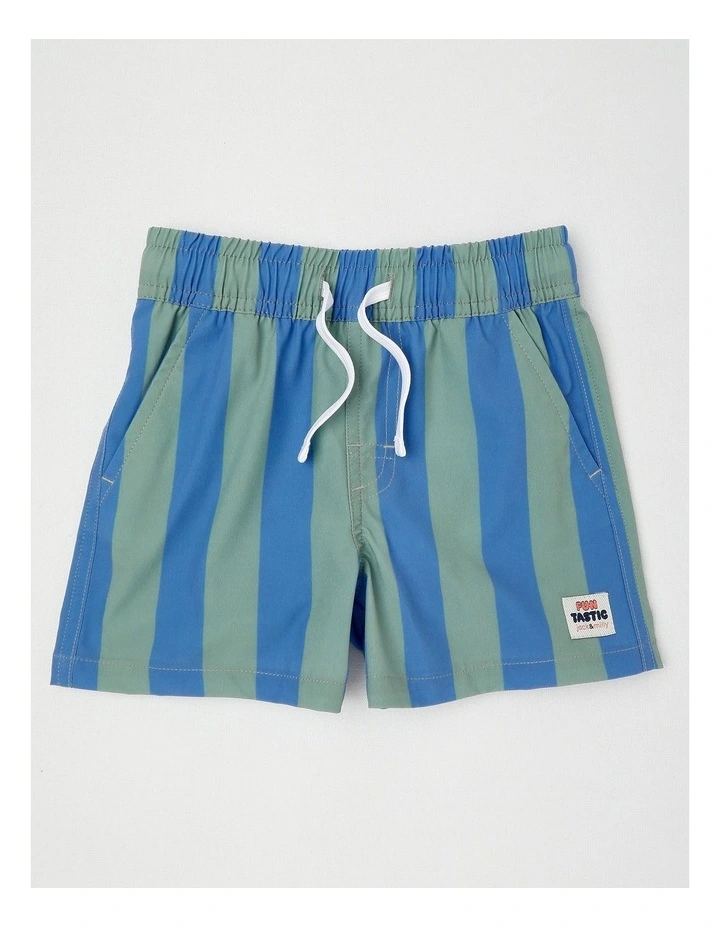 Barney Funtastic Rashvest and Boardshort Set in Blue image 5
