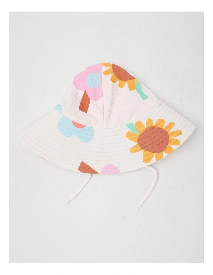 Dawn Rashvest and Bottom Set with Matching Hat in White image 6