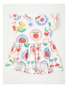 Mila Romper Dress in 'Summer Love' Print